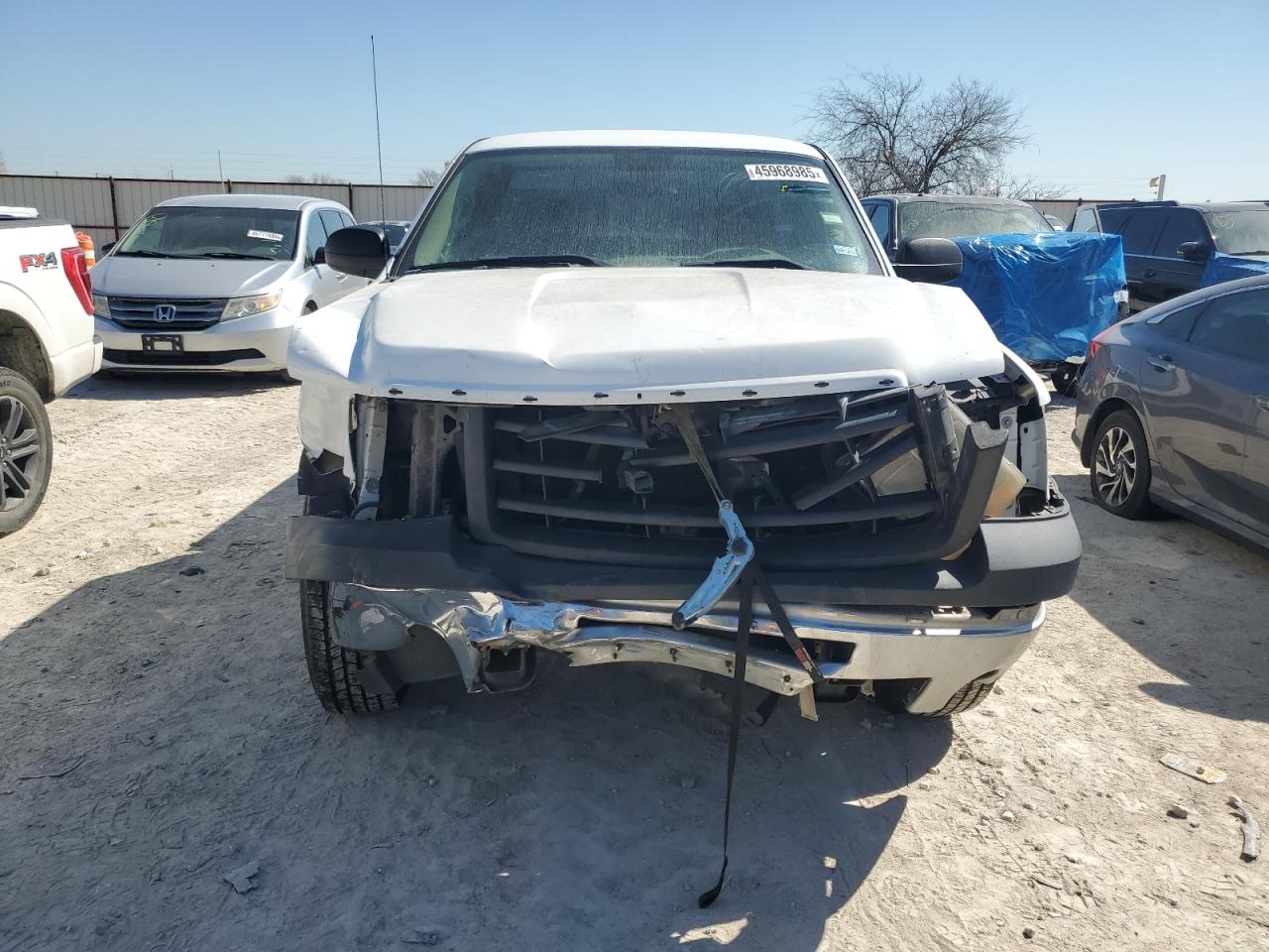 2011 GMC Sierra VIN 1GTN1TEX5BZ156477 Copart auction photo, front end / rear end damage thumbnail 5