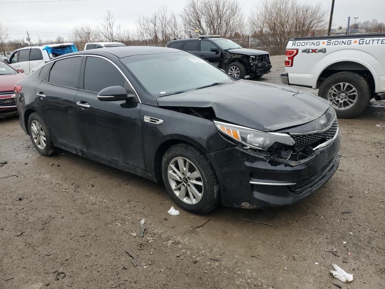 2017 KIA Optima VIN KNAGT4L33H5148173 Copart auction photo, front end / rear end damage thumbnail 4