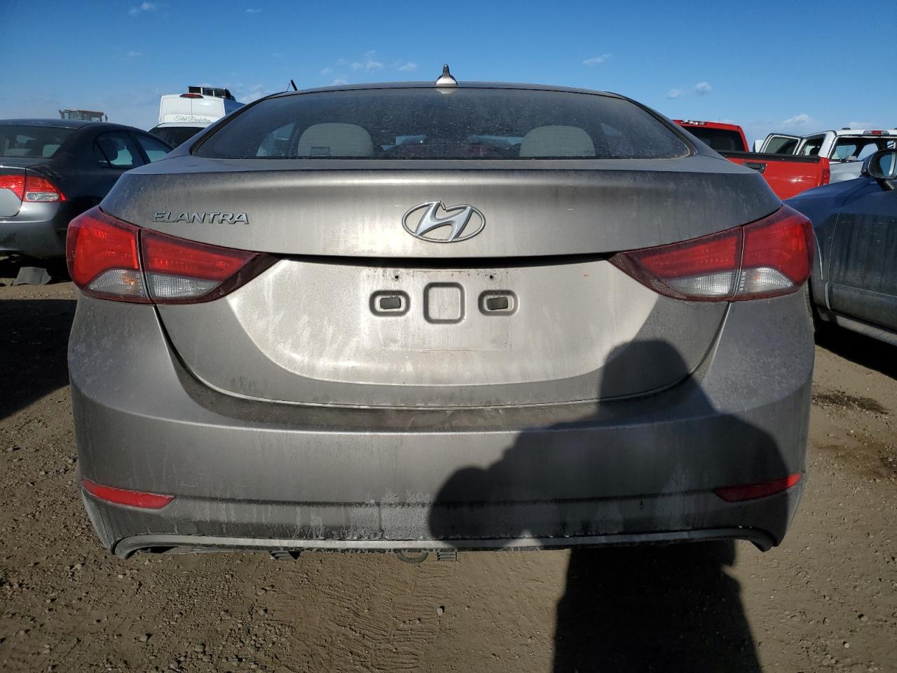 2016 Hyundai Elantra VIN 5NPDH4AE9GH709504 Copart auction photo, hail / front end damage thumbnail 6
