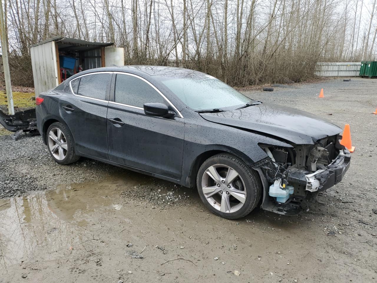 2014 Acura ILX VIN 19VDE1F33EE000818 Copart auction photo, front end damage thumbnail 4