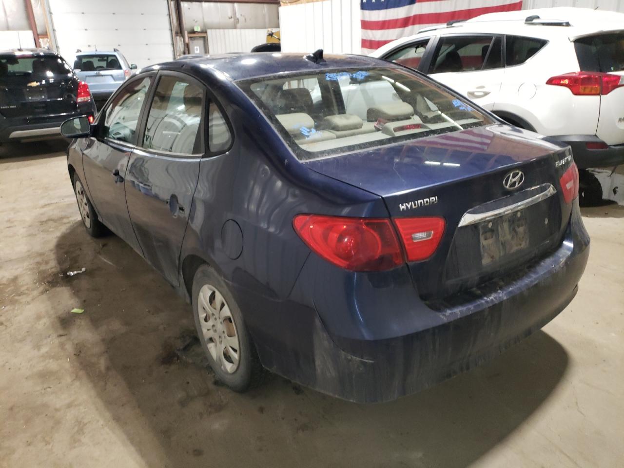 2010 Hyundai Elantra VIN KMHDU4AD0AU874966 Copart auction photo, front end damage thumbnail 2