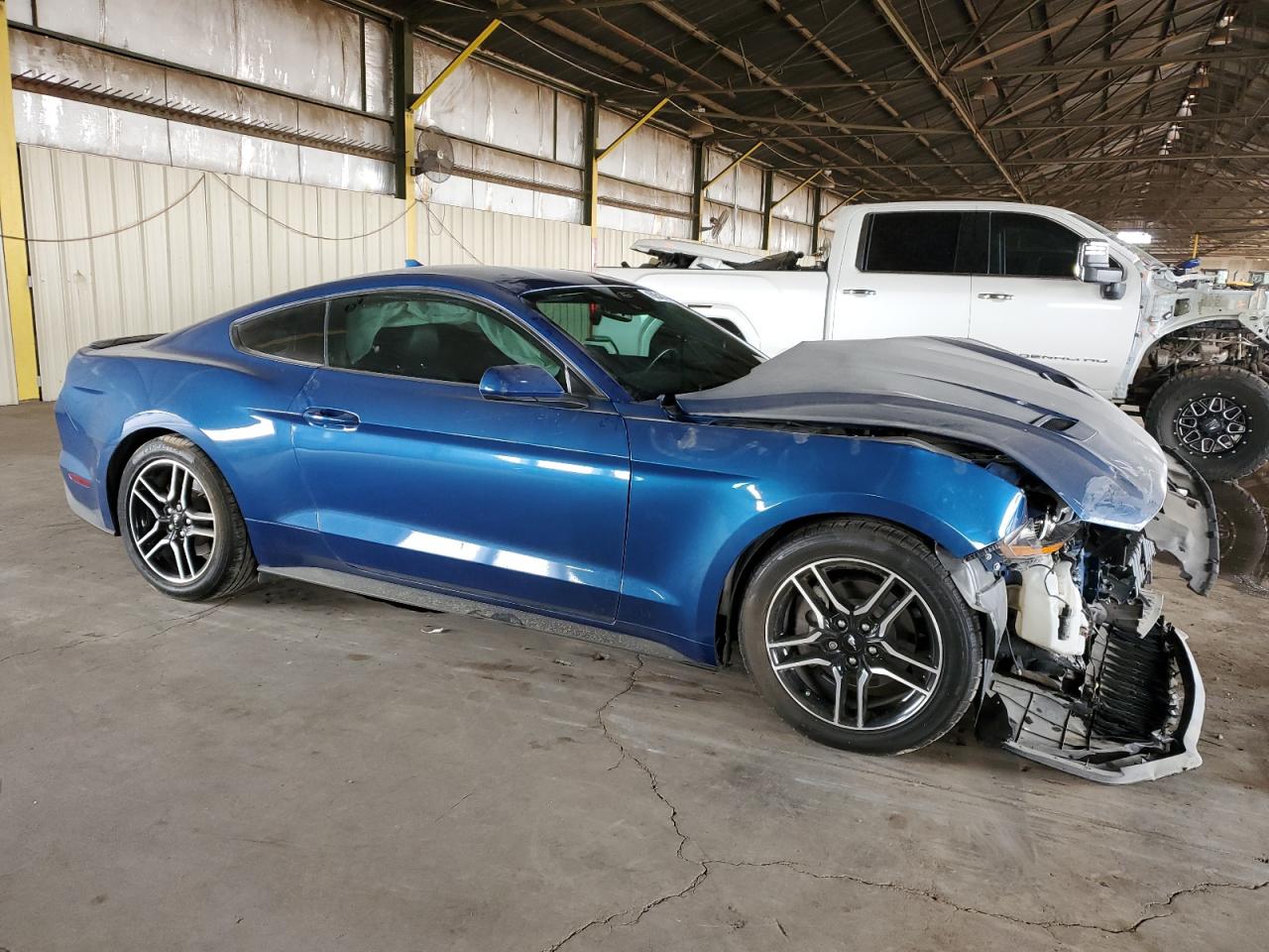 2022 Ford Mustang VIN 1FA6P8TH6N5148224 Copart auction photo, front end damage thumbnail 4
