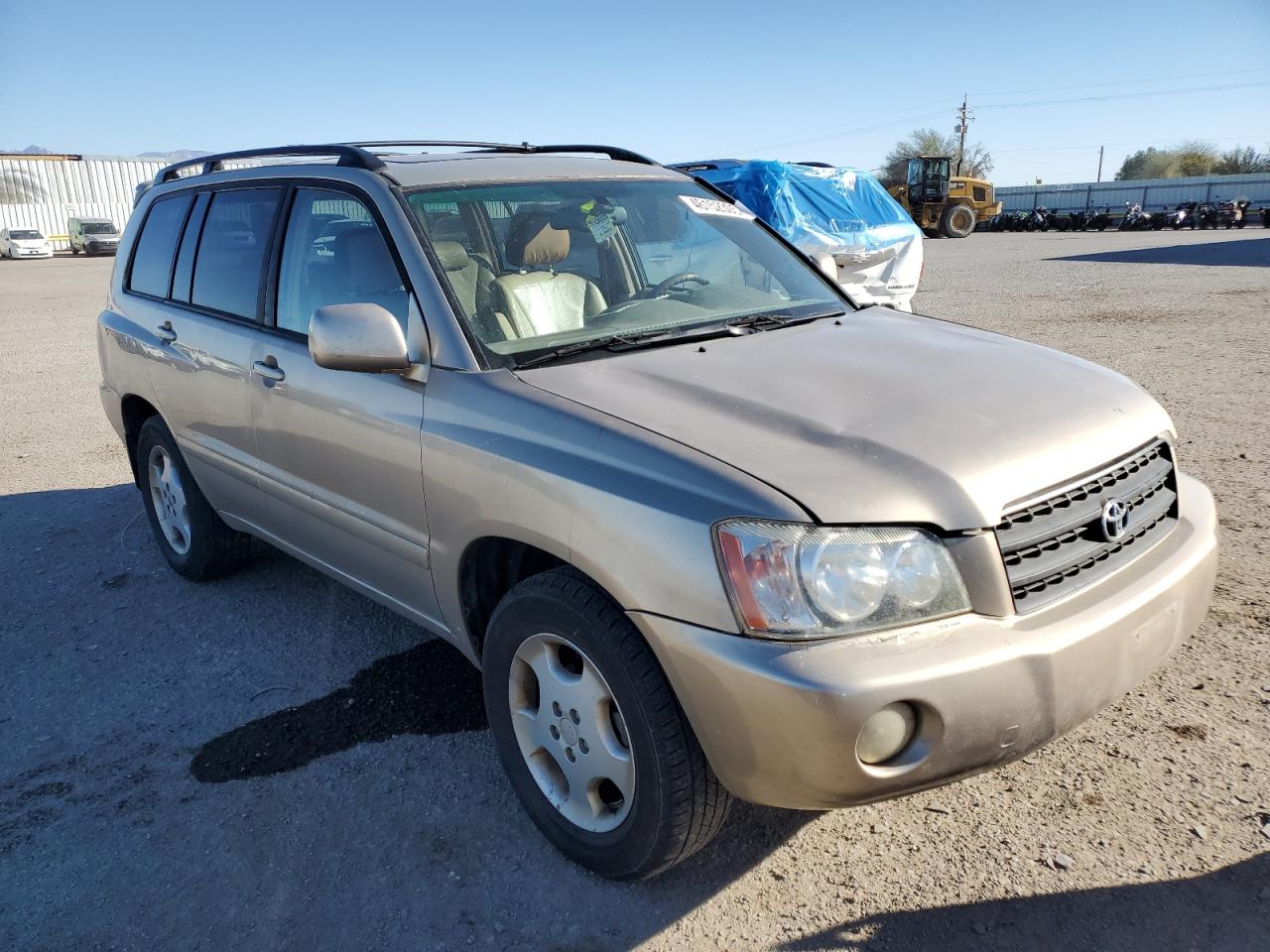 2004 Toyota Highlander VIN JTEEP21A540012571 Copart auction photo, mechanical / side damage thumbnail 4