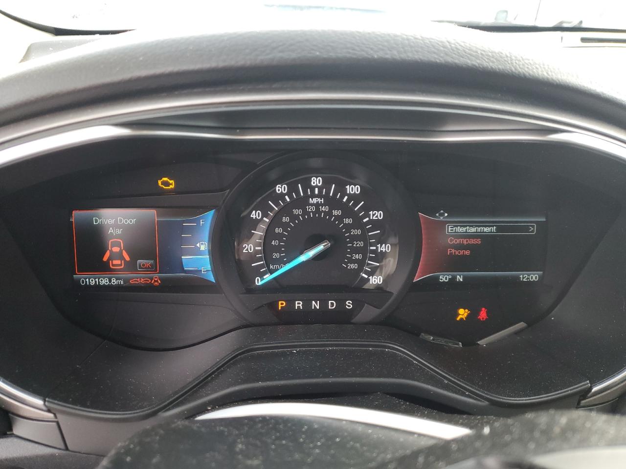 2020 Ford Fusion VIN 3FA6P0T9XLR210325 Copart auction photo, front end damage thumbnail 9