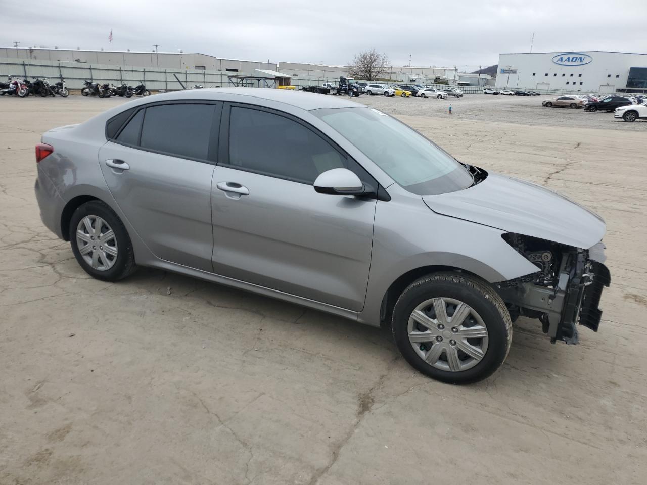 2023 KIA Rio VIN 3KPA24AD4PE592463 Copart auction photo, front end damage thumbnail 4