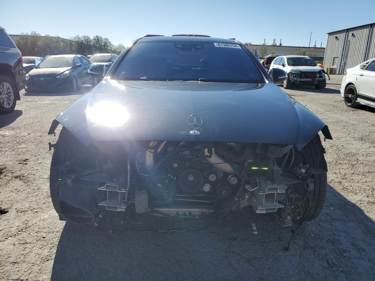 2015 Mercedes-Benz S-klasse VIN WDDUG8CB5FA141308 Copart auction photo, front end damage thumbnail 5