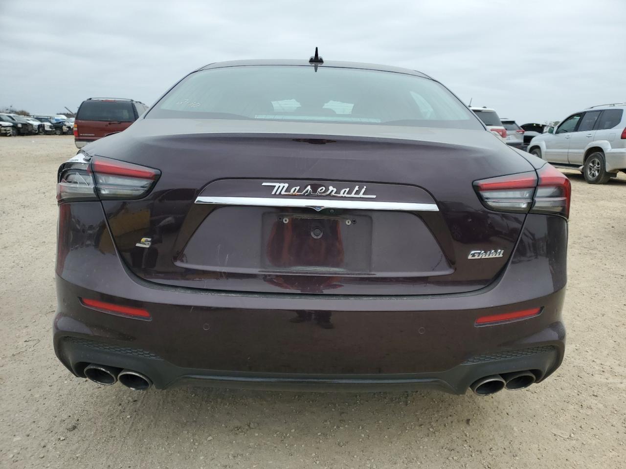2021 Maserati Ghibli VIN ZAM57YSA6M1362805 Copart auction photo, all over damage thumbnail 6