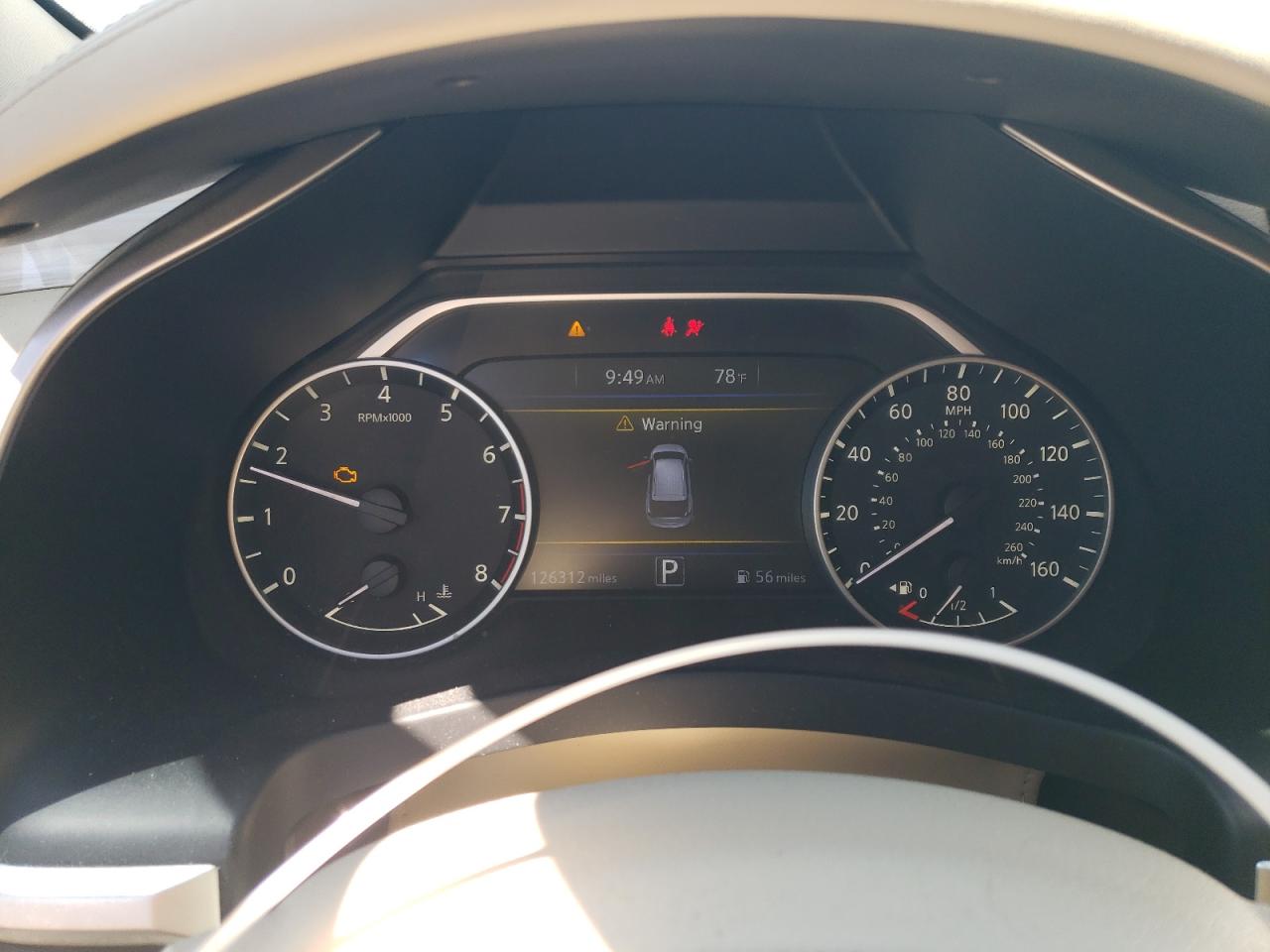 2016 Nissan Murano VIN 5N1AZ2MG8GN171780 Copart auction photo, front end / side damage thumbnail 9