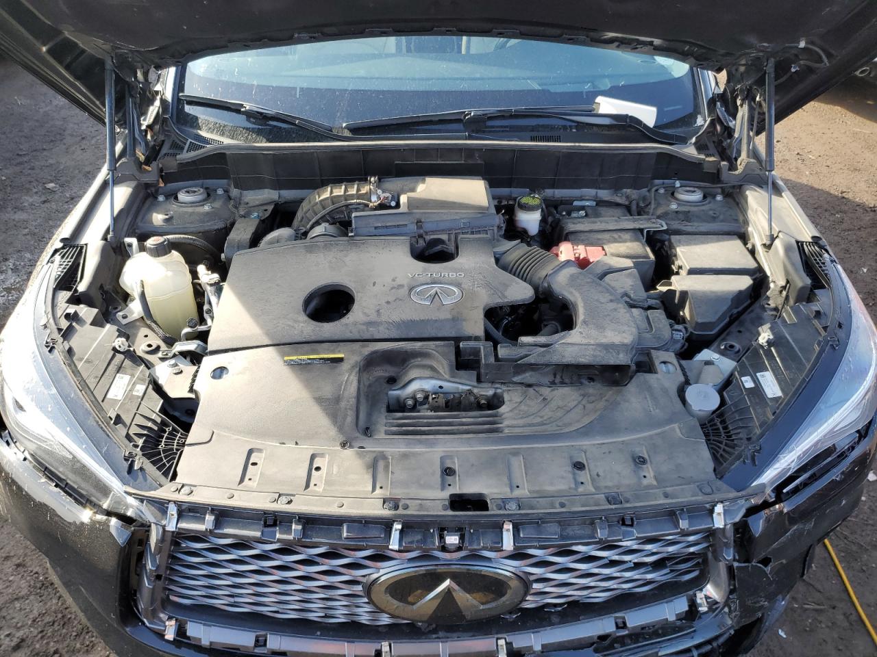 2021 Infiniti QX50 VIN 3PCAJ5CB0MF114230 Copart auction photo, front end damage thumbnail 13