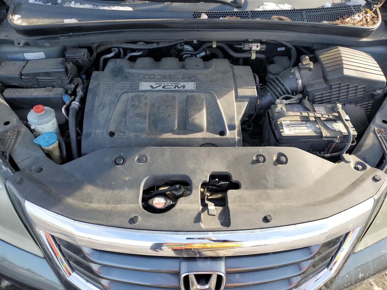 2010 Honda Odyssey VIN 5FNRL3H70AB053656 Copart auction photo, front end / side damage thumbnail 12