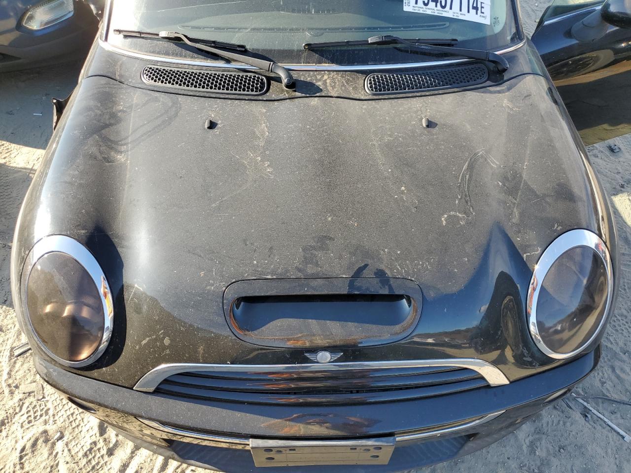 2005 MINI Cooper VIN WMWRE33585TL12037 Copart auction photo, front end / side damage thumbnail 12
