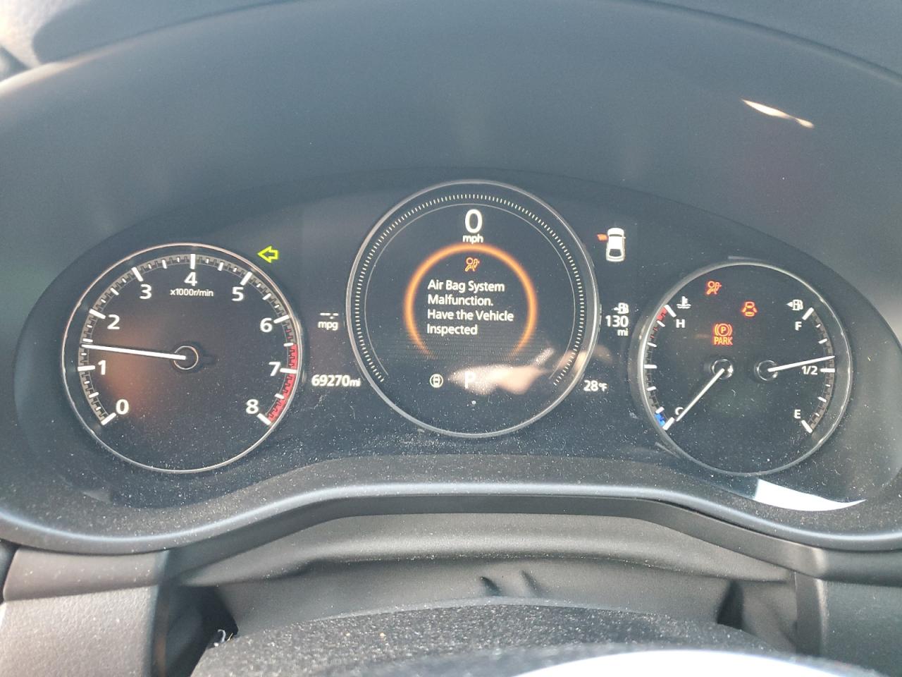 2019 Mazda 3 VIN JM1BPBNM0K1122477 Copart auction photo, minor dent/scratches damage thumbnail 9