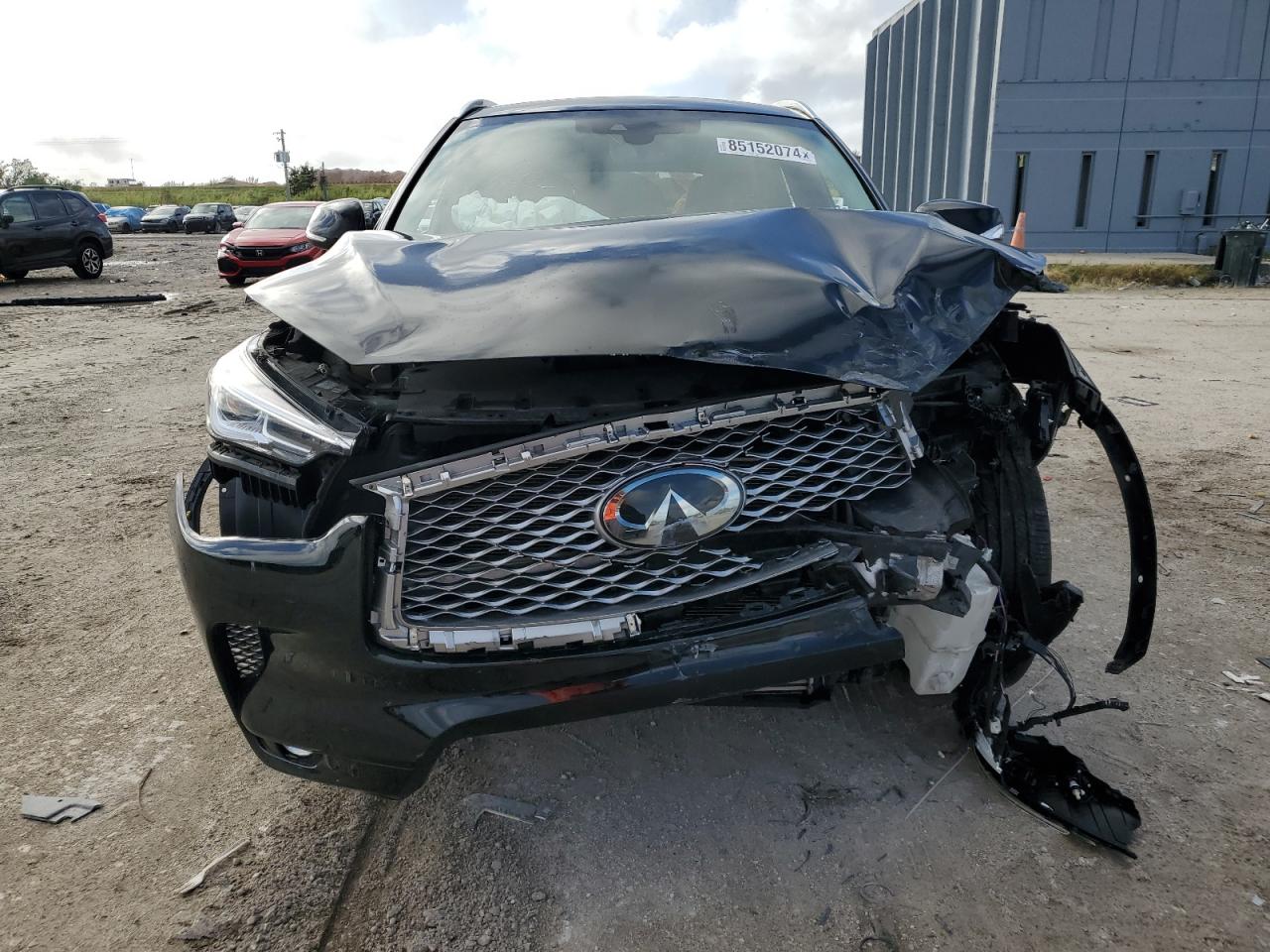2020 Infiniti QX50 VIN 3PCAJ5M36LF111872 Copart auction photo, front end / minor dent/scratches damage thumbnail 5