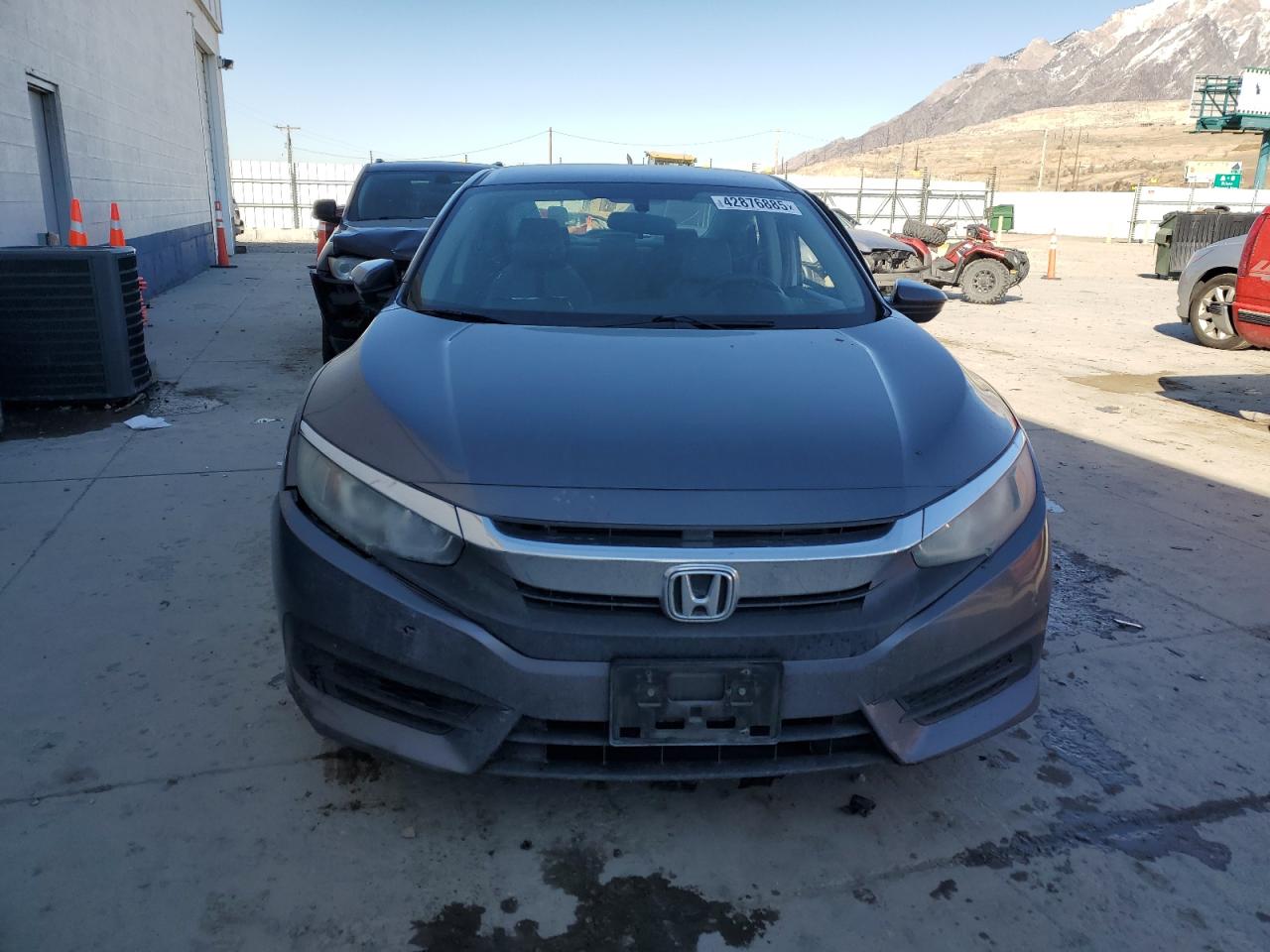 2016 Honda Civic VIN 19XFC2E56GE005639 Copart auction photo, side damage thumbnail 5