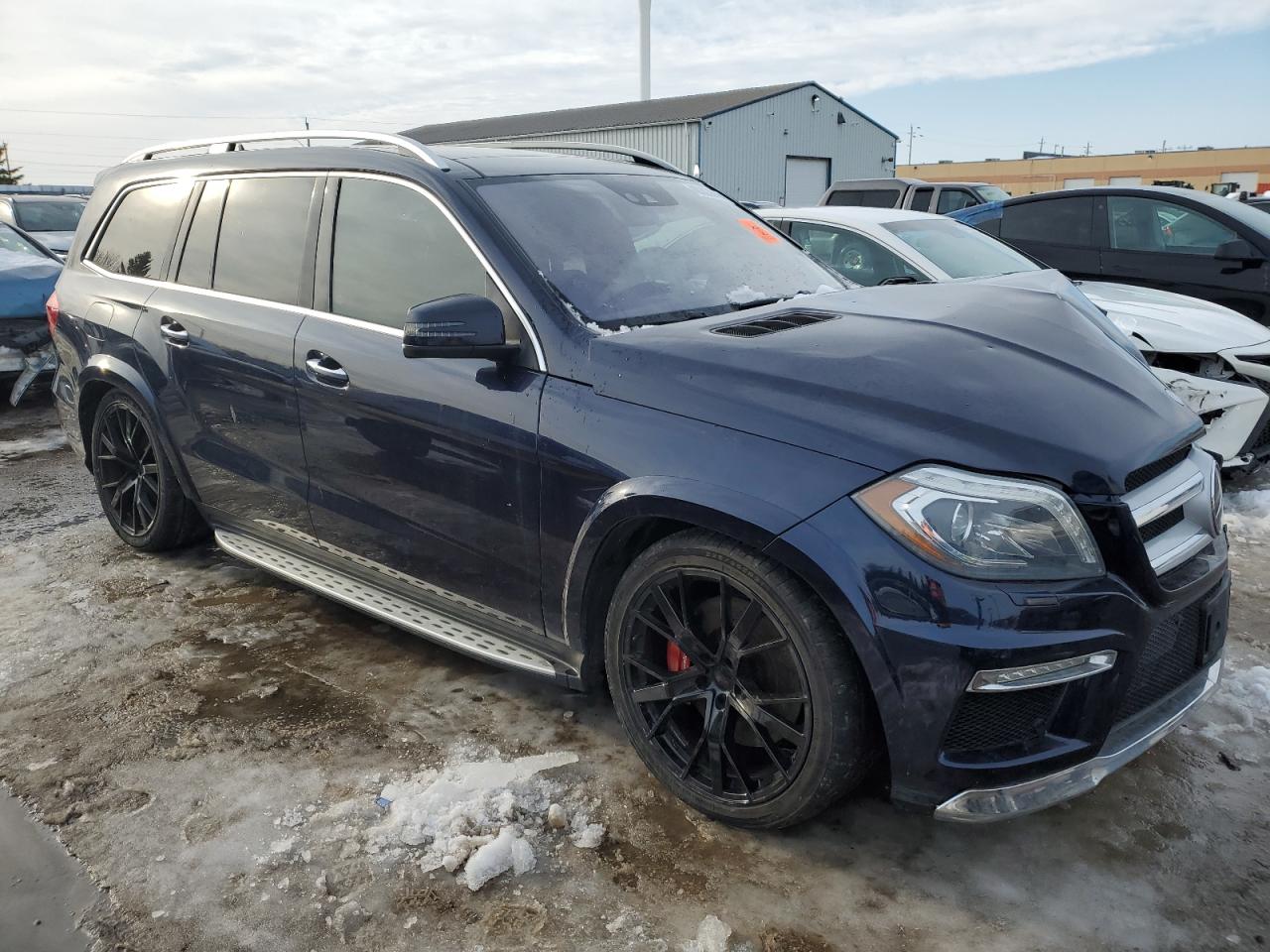 2013 Mercedes-Benz GL-klasse VIN 4JGDF7DE5DA108219 Copart auction photo, front end / rear end damage thumbnail 4