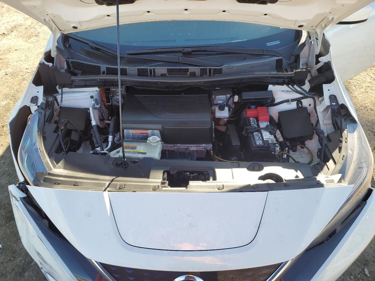 2022 Nissan Leaf VIN 1N4AZ1BV3NC562429 Copart auction photo, all over damage thumbnail 13