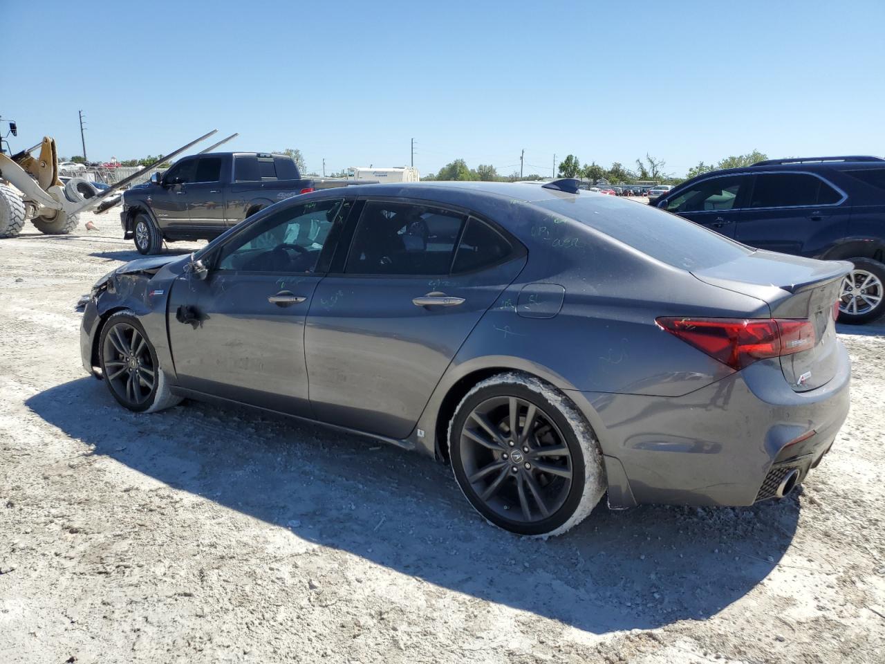 2019 Acura TLX VIN 19UUB3F65KA006870 Copart auction photo, all over damage thumbnail 2