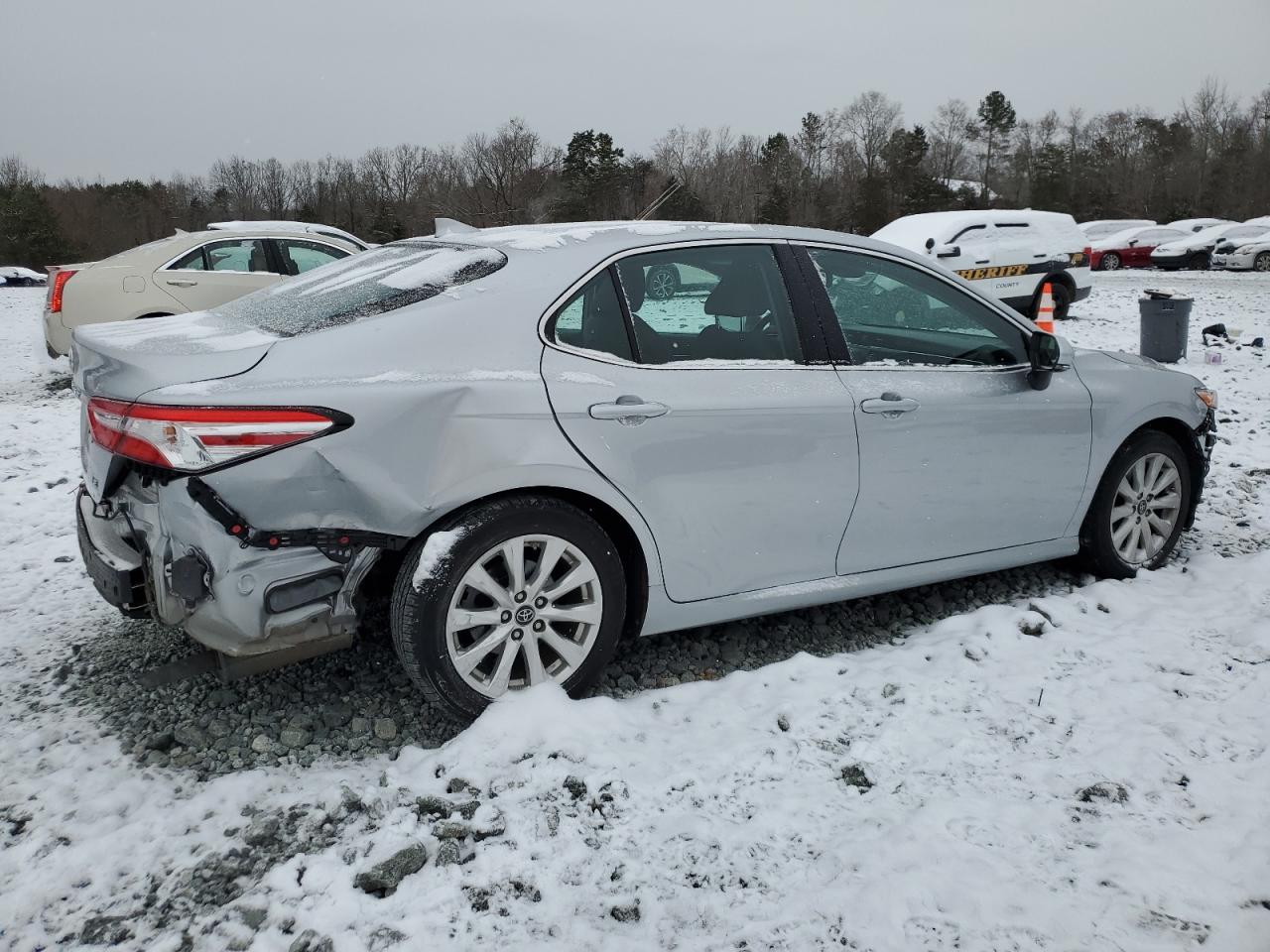 2018 Toyota Camry VIN 4T1B11HK8JU007835 Copart auction photo, rear end / front end damage thumbnail 3
