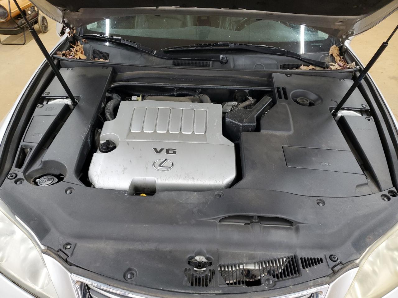 2009 Lexus ES VIN JTHBJ46G892277707 Copart auction photo, front end / side damage thumbnail 12