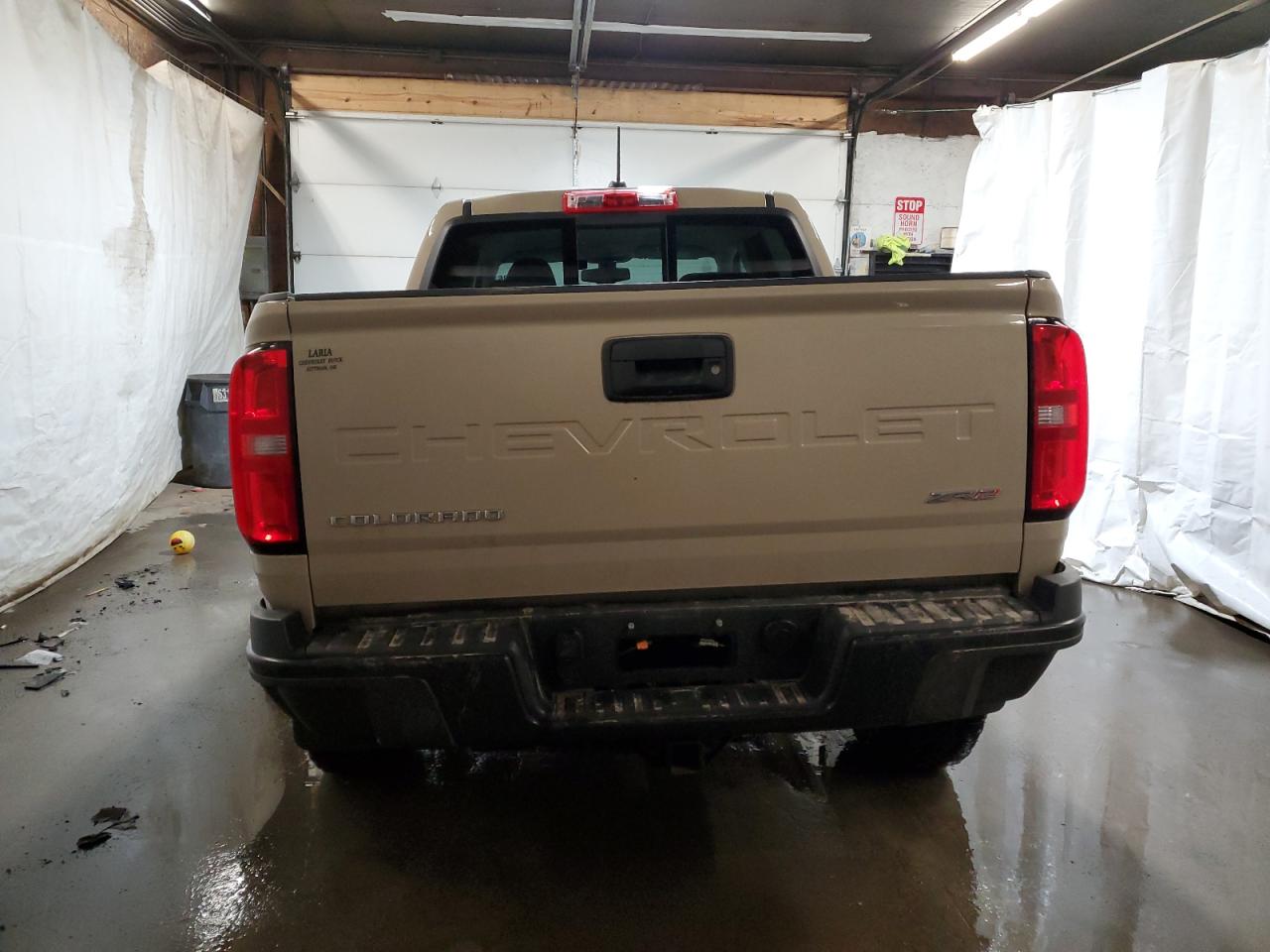 2022 Chevrolet Colorado VIN 1GCGTEEN9N1309054 Copart auction photo, front end / side damage thumbnail 6