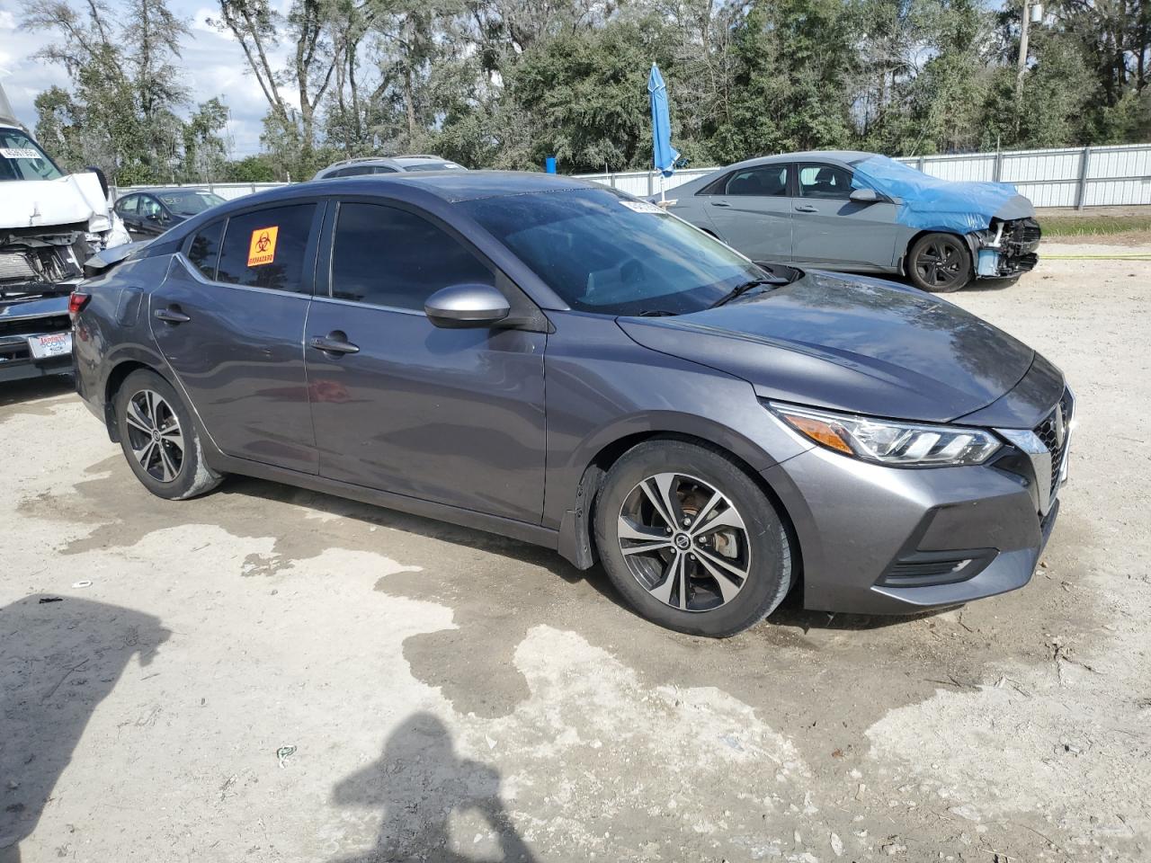 2022 Nissan Sentra VIN 3N1AB8CV5NY227446 Copart auction photo, hail / rear end damage thumbnail 4