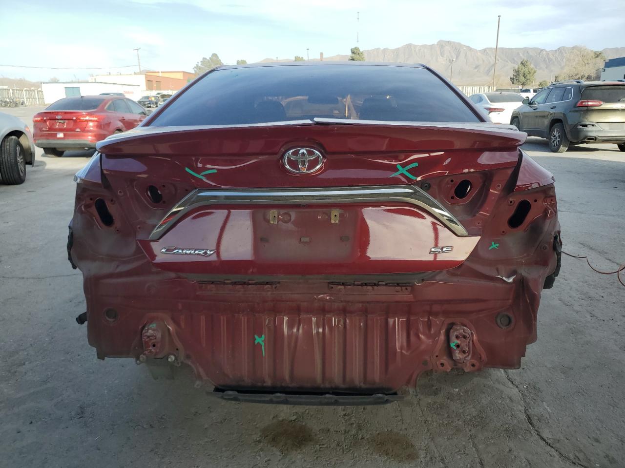 2017 Toyota Camry VIN 4T1BF1FK5HU798193 Copart auction photo, rear end damage thumbnail 6