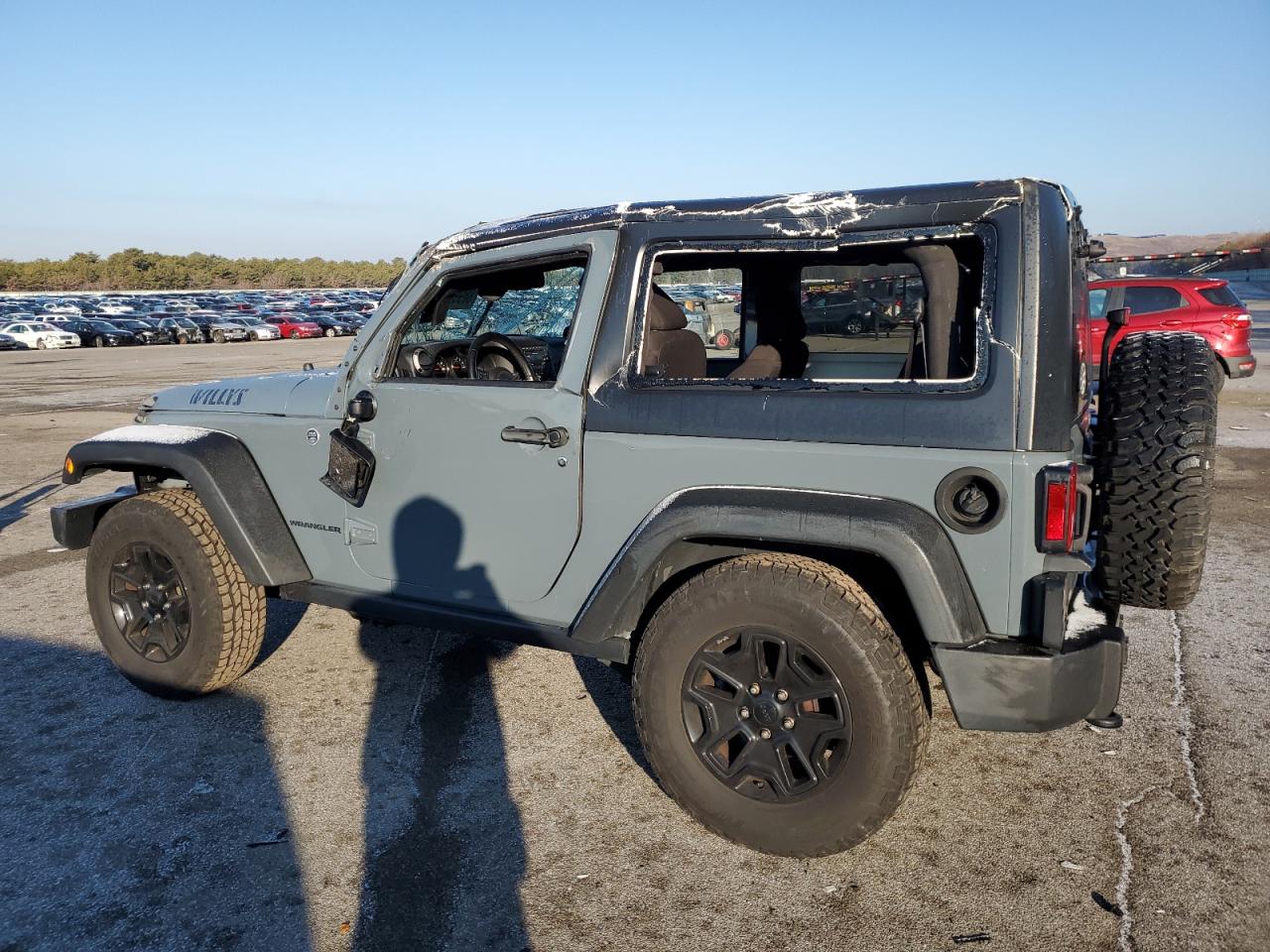 2014 Jeep Wrangler VIN 1C4AJWAG8EL257185 Copart auction photo, rollover / minor dent/scratches damage thumbnail 2
