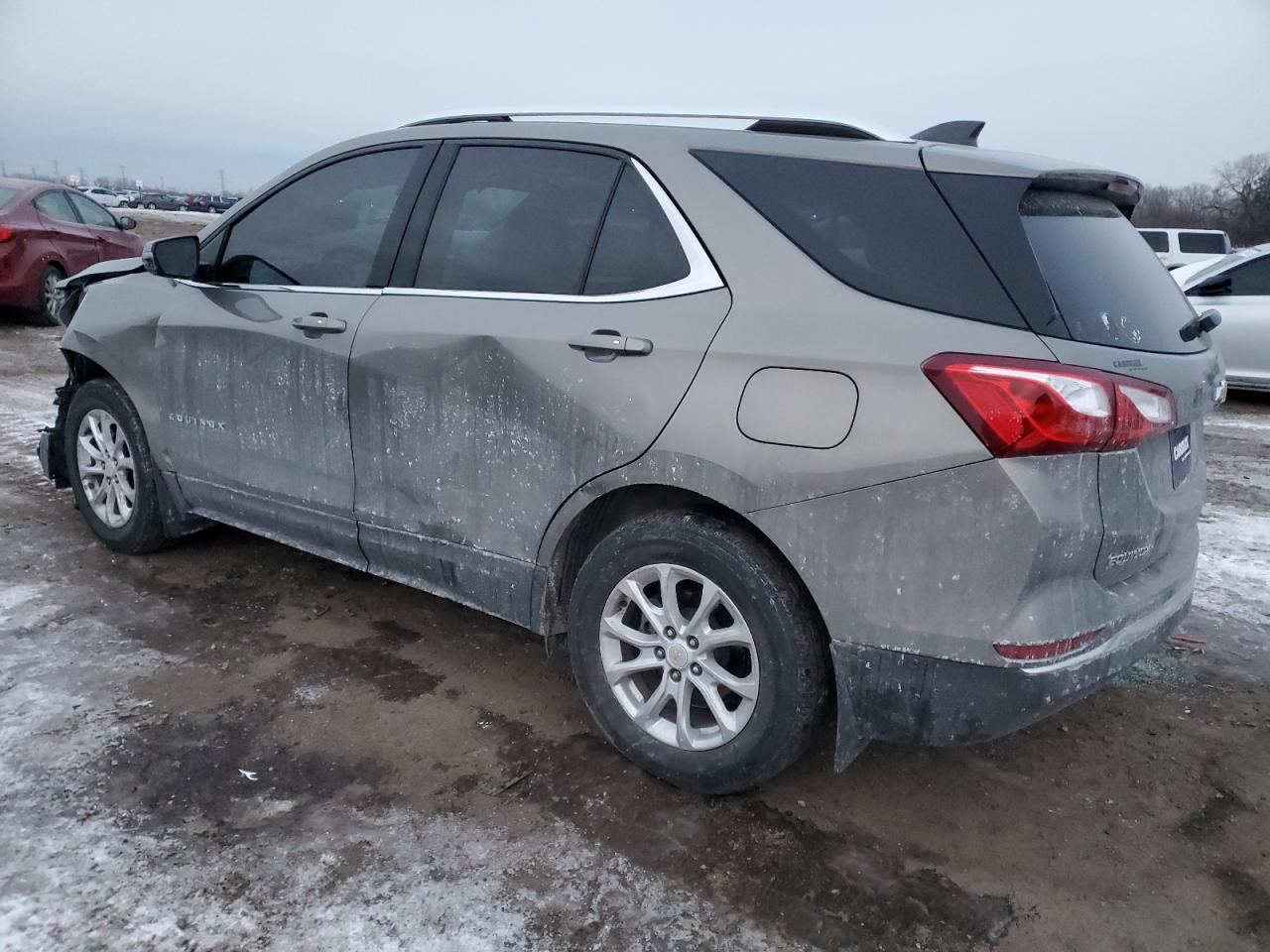 2019 Chevrolet Equinox VIN 3GNAXUEV3KS528887 Copart auction photo, front end / side damage thumbnail 2