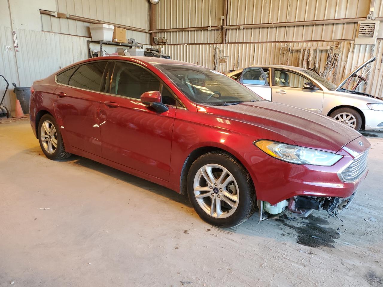 2018 Ford Fusion VIN 3FA6P0HD2JR260078 Copart auction photo, front end / rear end damage thumbnail 4
