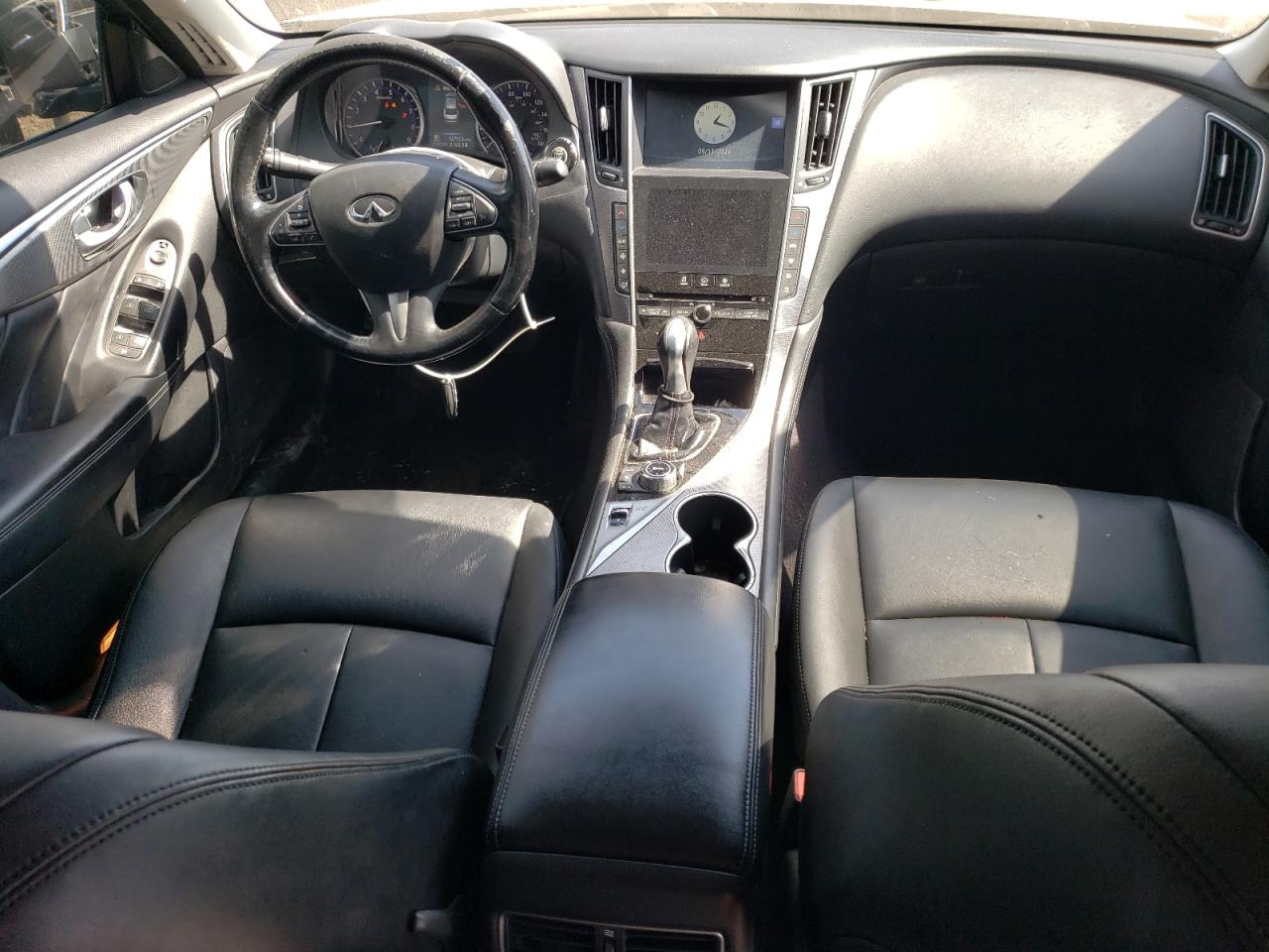 2014 Infiniti Q50 VIN JN1BV7AR8EM690499 Copart auction photo, all over damage thumbnail 8