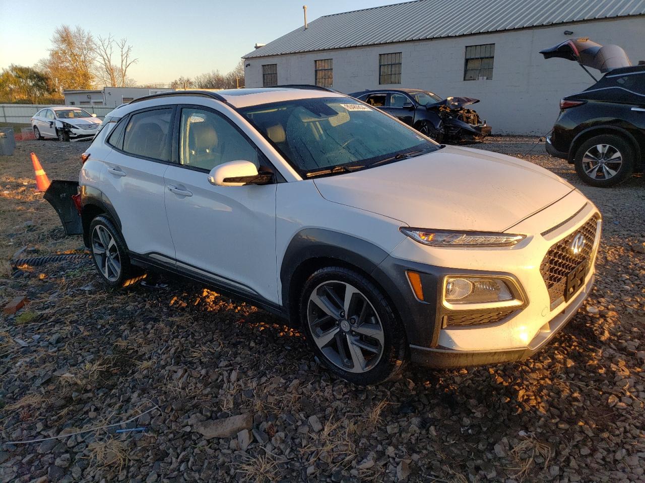 2019 Hyundai Kona VIN KM8K5CA53KU330695 Copart auction photo, rear end damage thumbnail 4