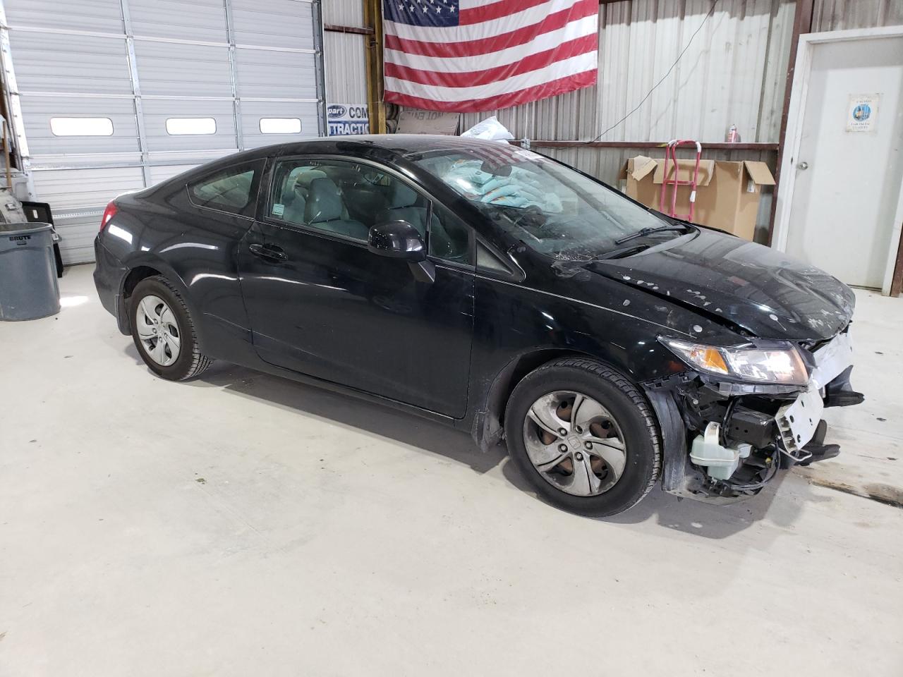 2013 Honda Civic VIN 2HGFG3B55DH518835 Copart auction photo, front end damage thumbnail 4