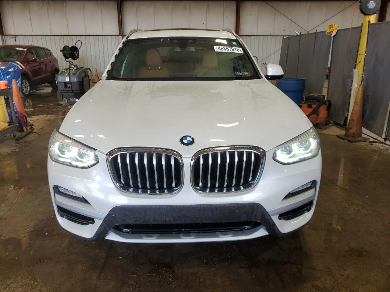 2019 BMW X3 VIN 5UXTR9C56KLP95098 Copart auction photo, front end / side damage thumbnail 5