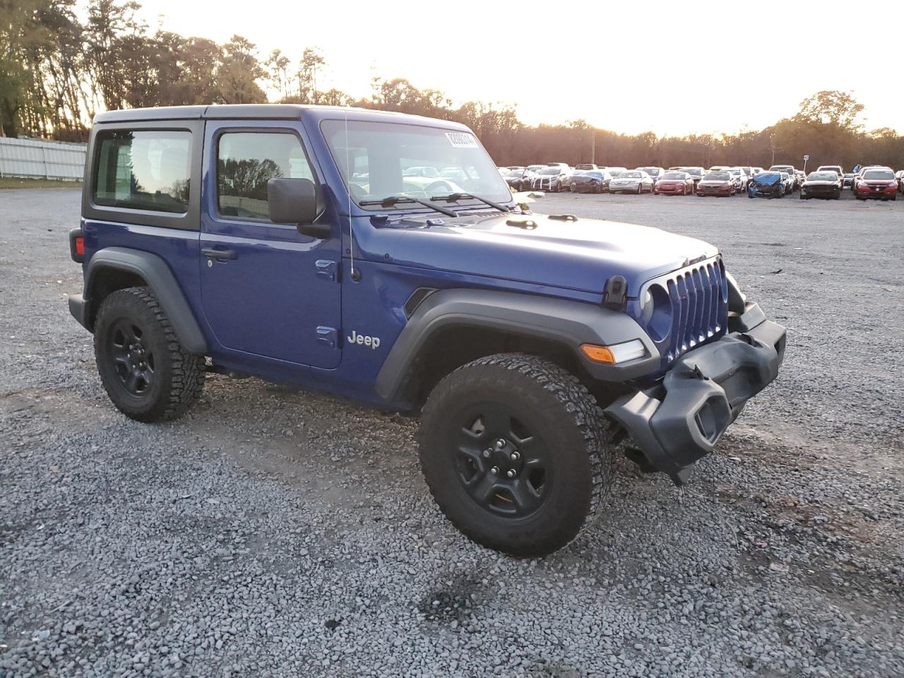 2018 Jeep Wrangler VIN 1C4GJXAN8JW222170 Copart auction photo, front end damage thumbnail 4