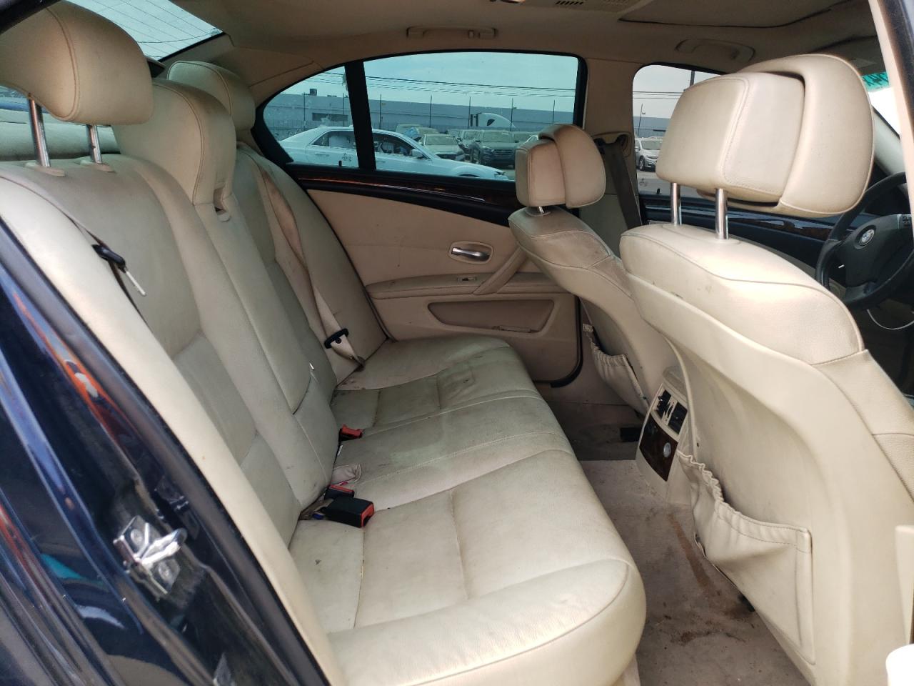 2008 BMW 5er VIN WBANU53518CT14245 Copart auction photo, all over damage thumbnail 10