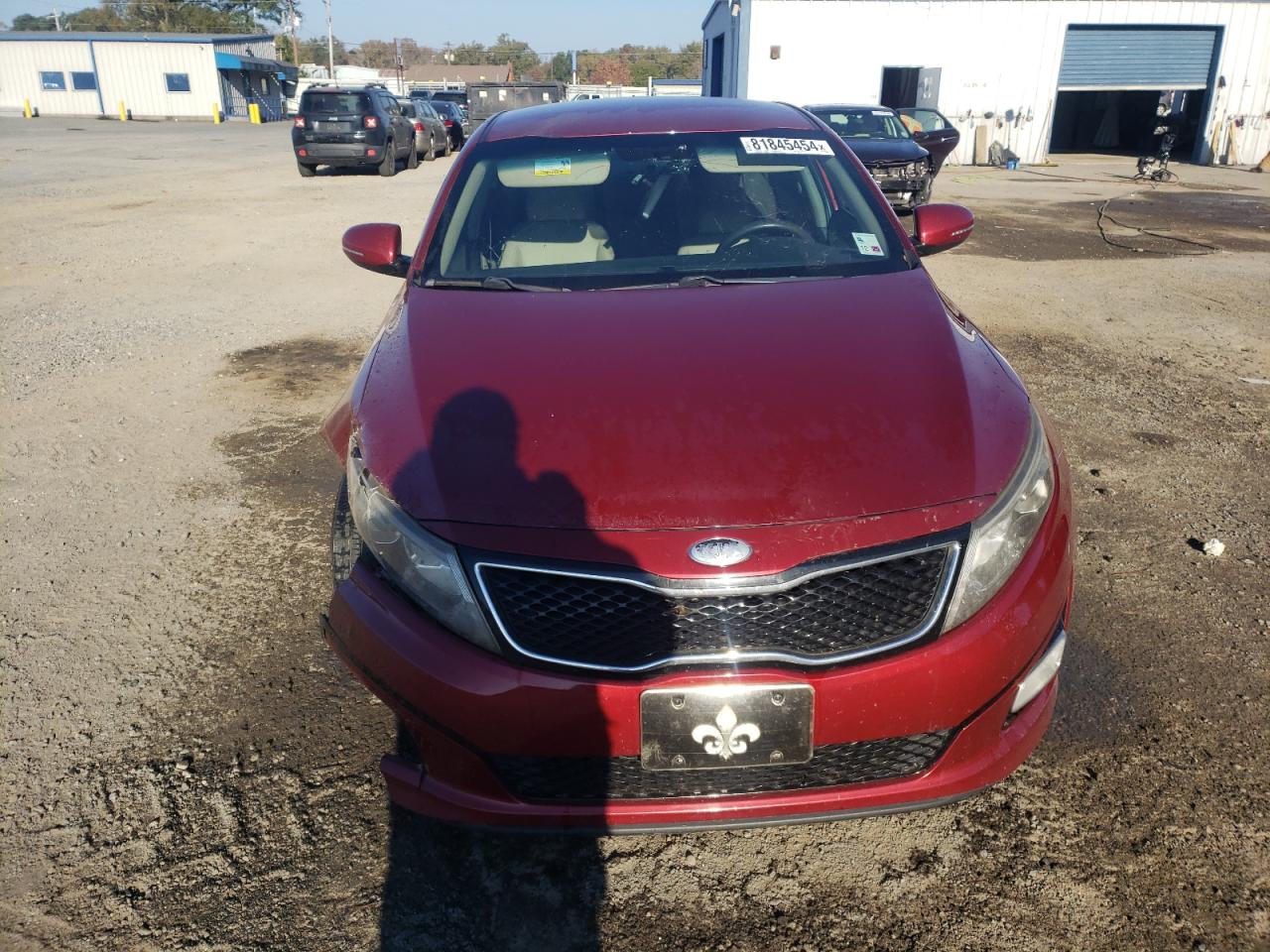 2014 KIA Optima VIN 5XXGM4A74EG307408 Copart auction photo, front end damage thumbnail 5