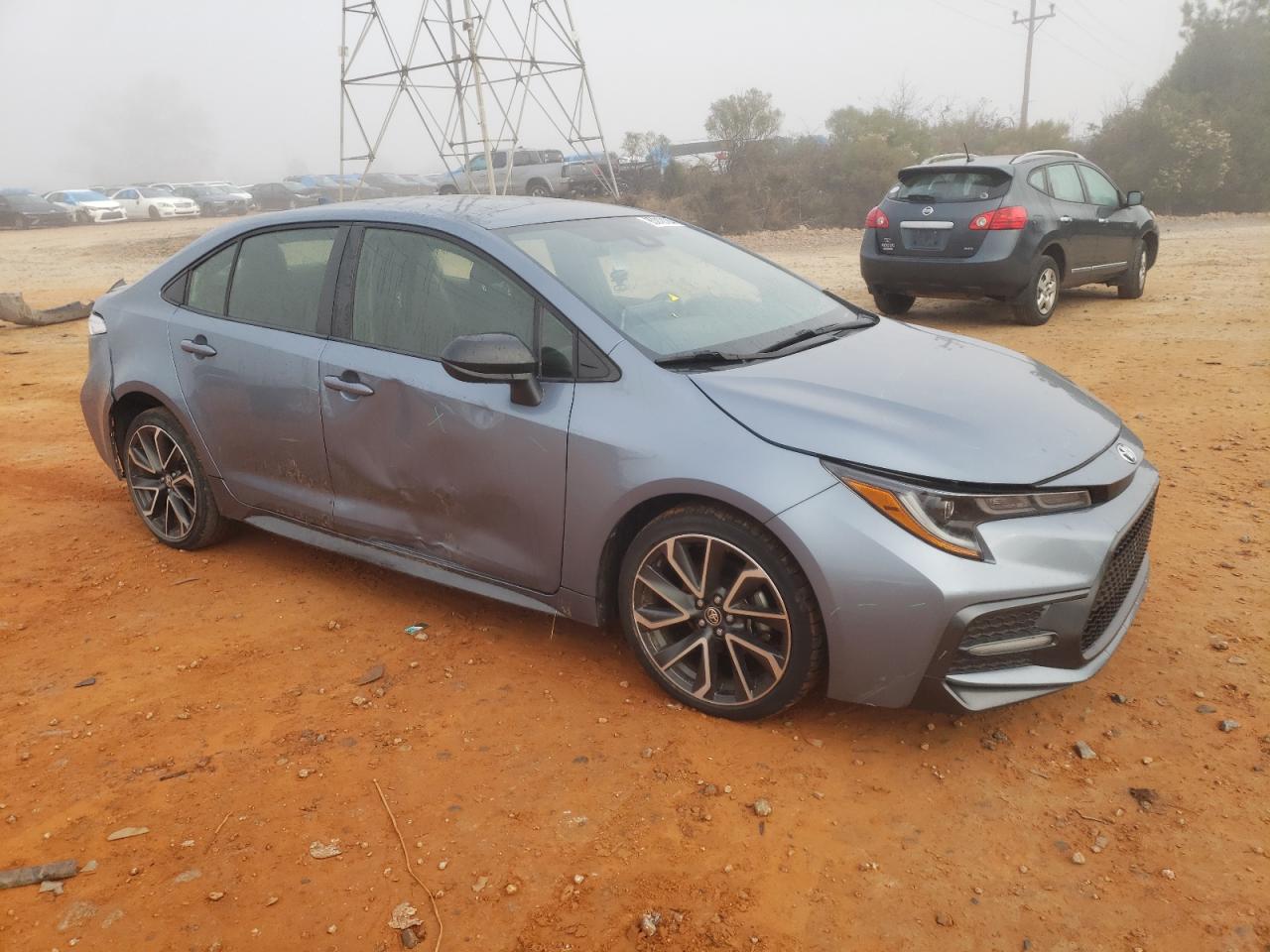 2020 Toyota Corolla VIN JTDS4RCE8LJ050040 Copart auction photo, all over damage thumbnail 4