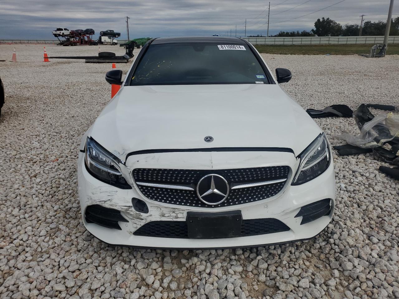 2020 Mercedes-Benz C-klasse VIN 55SWF8DB9LU328704 Copart auction photo, front end damage thumbnail 5