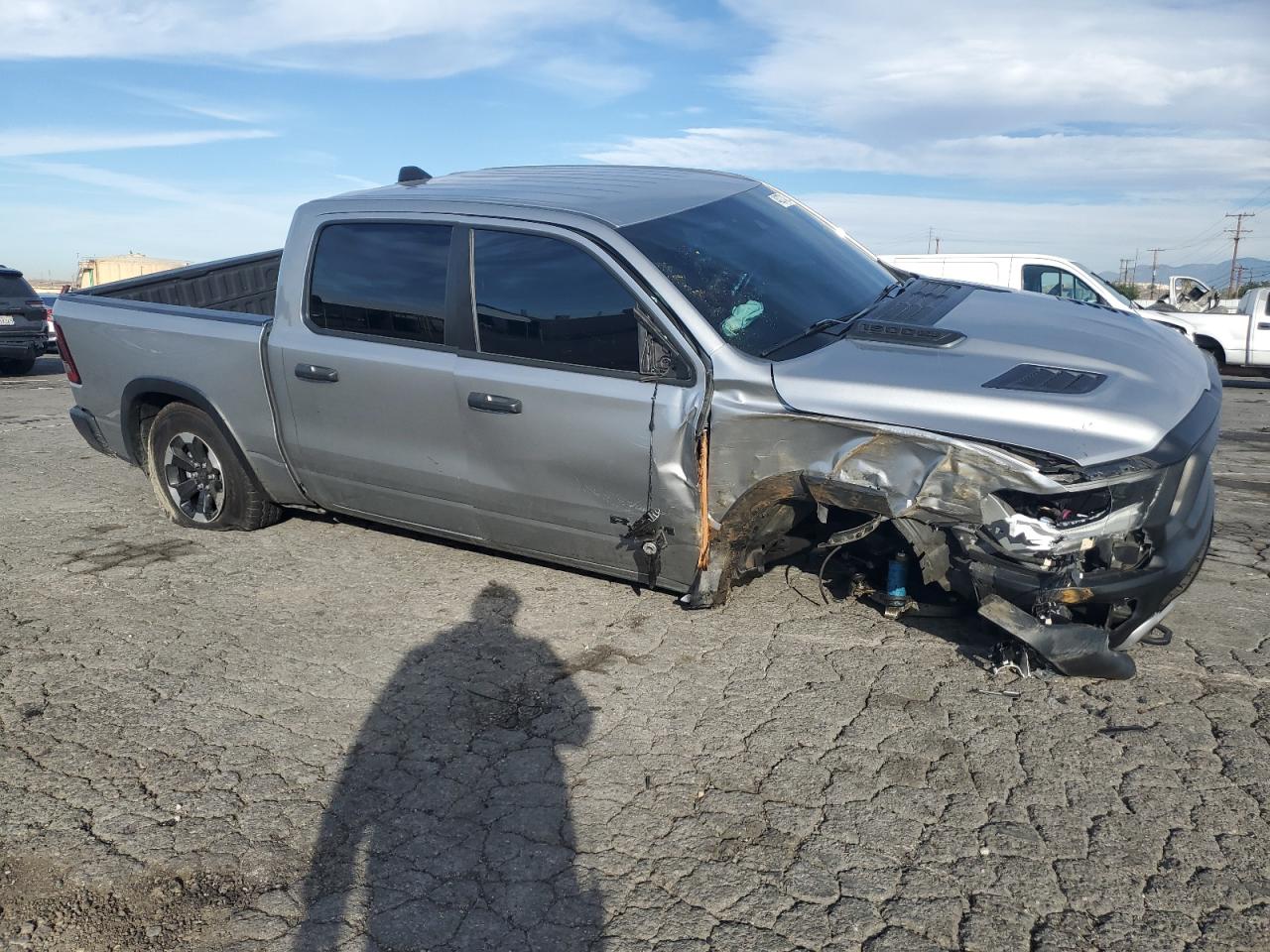 2022 RAM 1500 VIN 1C6SRFLT6NN367980 Copart auction photo, front end / undercarriage damage thumbnail 4