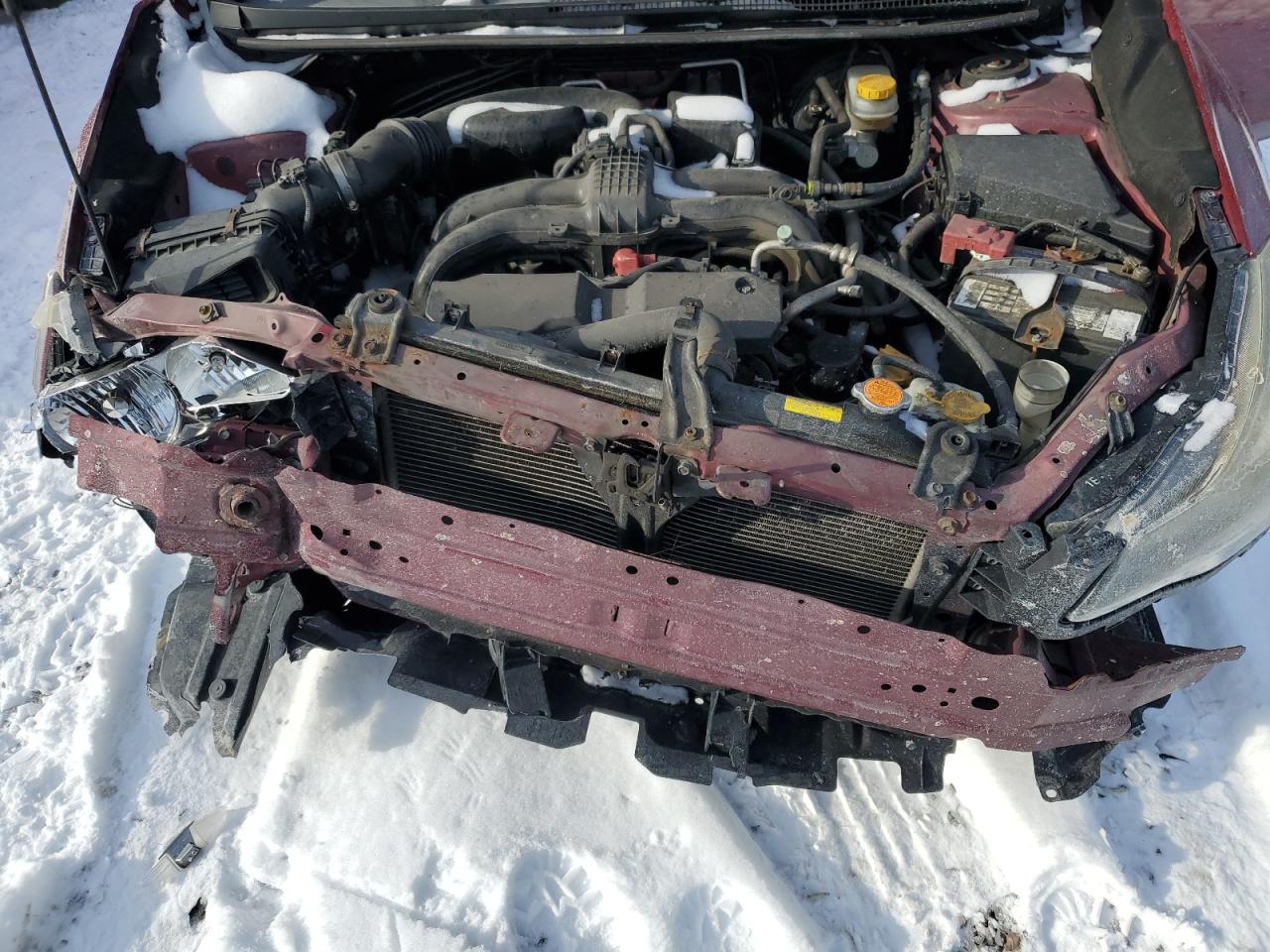 2013 Subaru Impreza VIN JF1GPAA60DH809935 Copart auction photo, front end damage thumbnail 11
