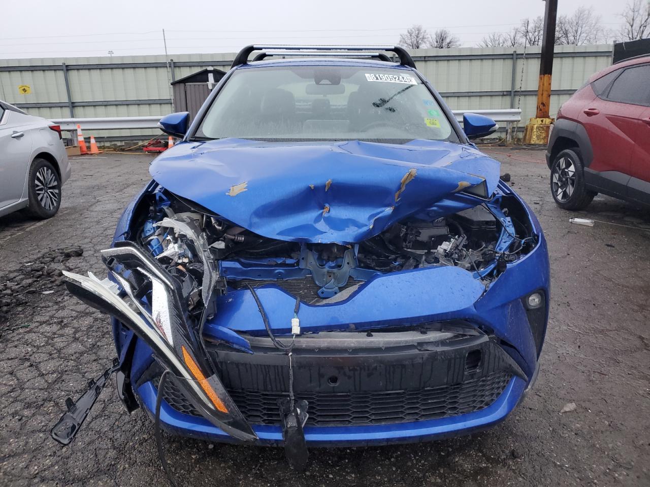 2021 Toyota C-HR VIN JTNKHMBX4M1126604 Copart auction photo, mechanical / front end damage thumbnail 5