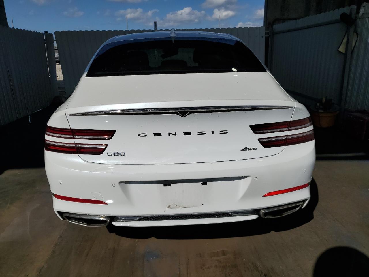 2024 Genesis G80 VIN KMTGB4SC3RU237743 Copart auction photo, front end / side damage thumbnail 6