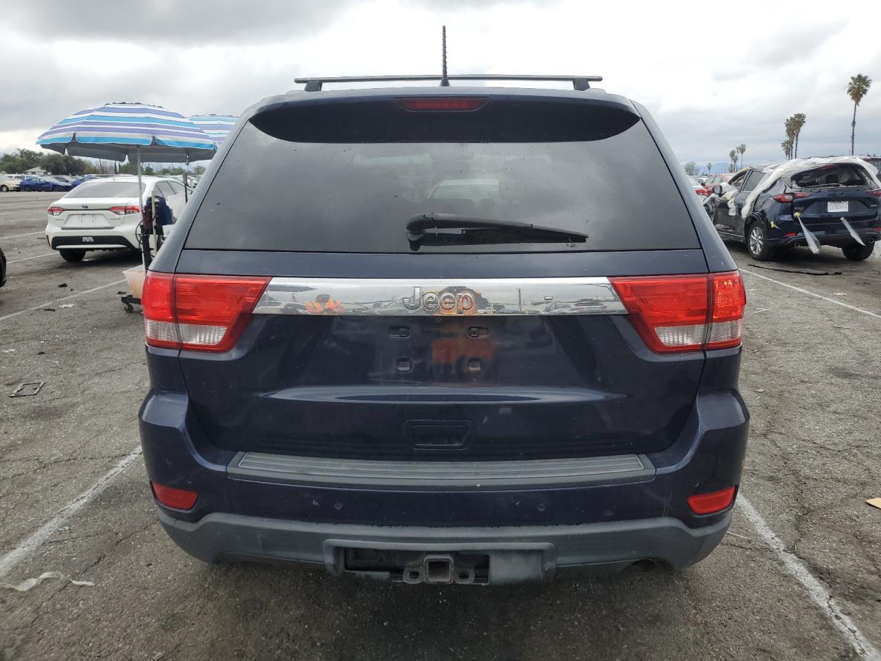 2012 Jeep Grand Cherokee VIN 1C4RJFAG8CC189258 Copart auction photo, burn damage thumbnail 6