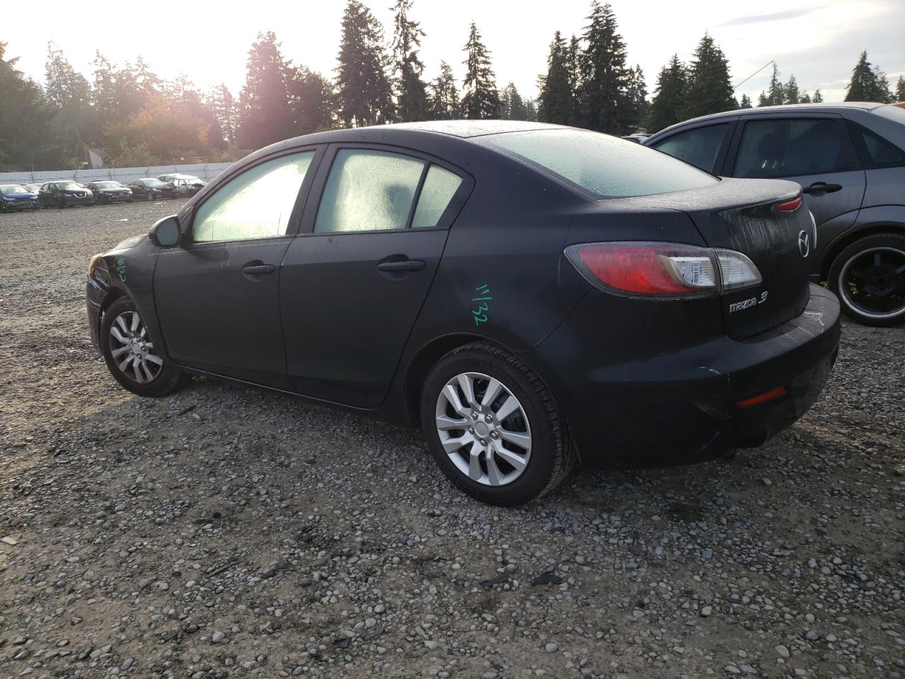 2012 Mazda 3 VIN JM1BL1UG0C1525779 Copart auction photo, front end / undercarriage damage thumbnail 2