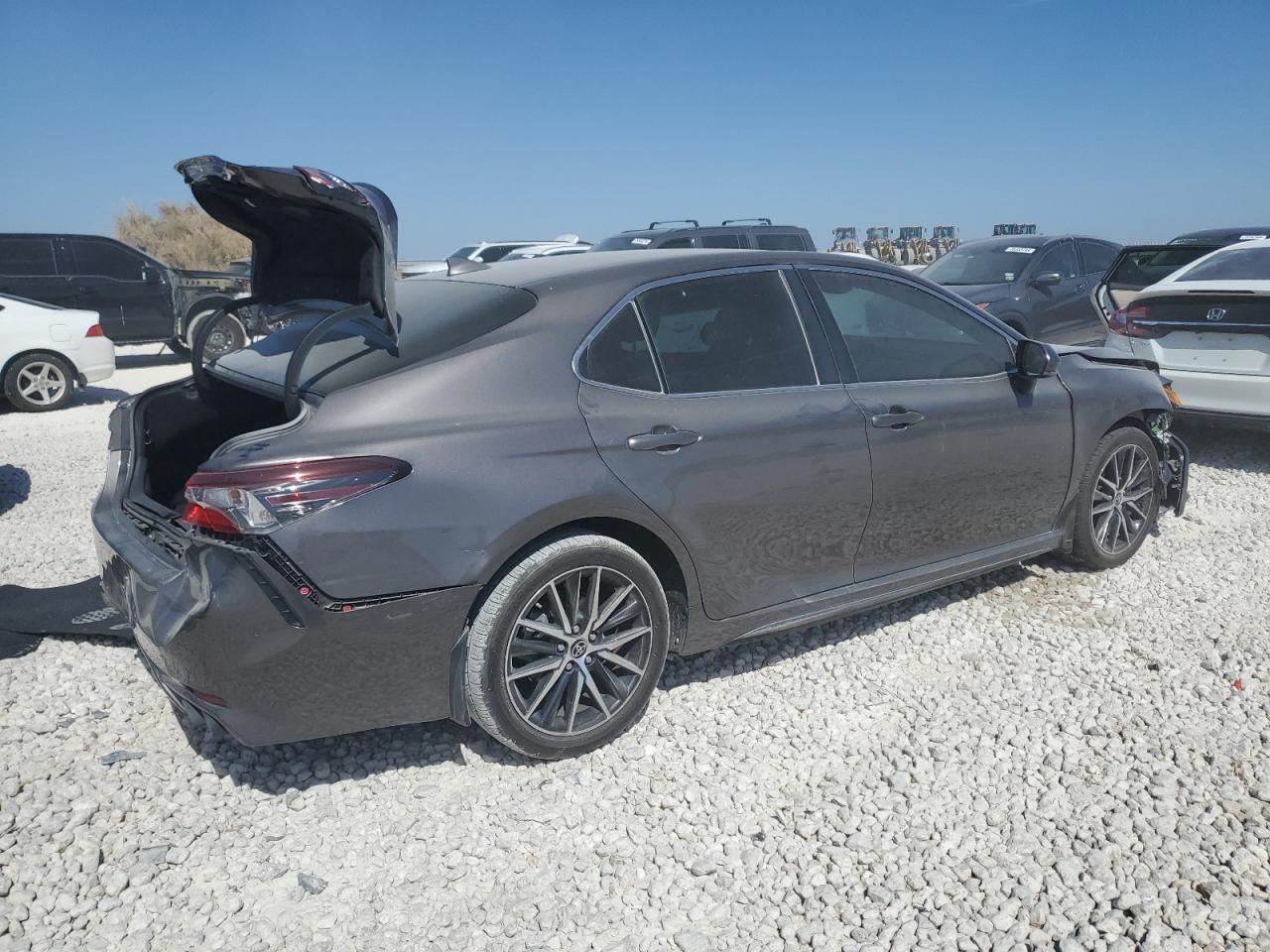 2023 Toyota Camry VIN 4T1T11AK9PU785651 Copart auction photo, front end / rear end damage thumbnail 3