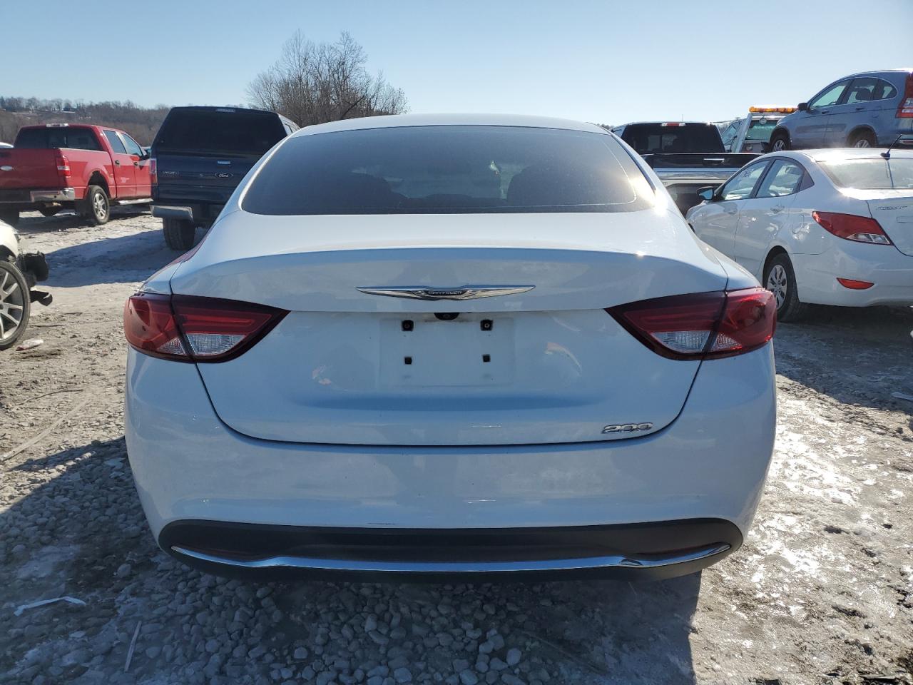 2016 Chrysler 200 VIN 1C3CCCAB7GN166409 Copart auction photo, front end / side damage thumbnail 6