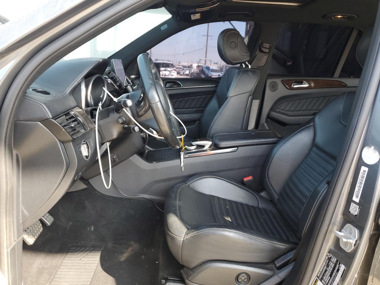 2017 Mercedes-Benz GLE VIN 4JGDA6EB7HA820950 Copart auction photo, front end / side damage thumbnail 7