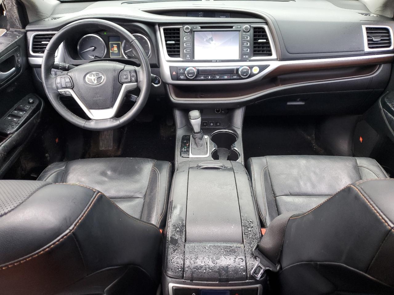 2015 Toyota Highlander VIN 5TDDKRFH8FS189726 Copart auction photo, side / rear end damage thumbnail 8