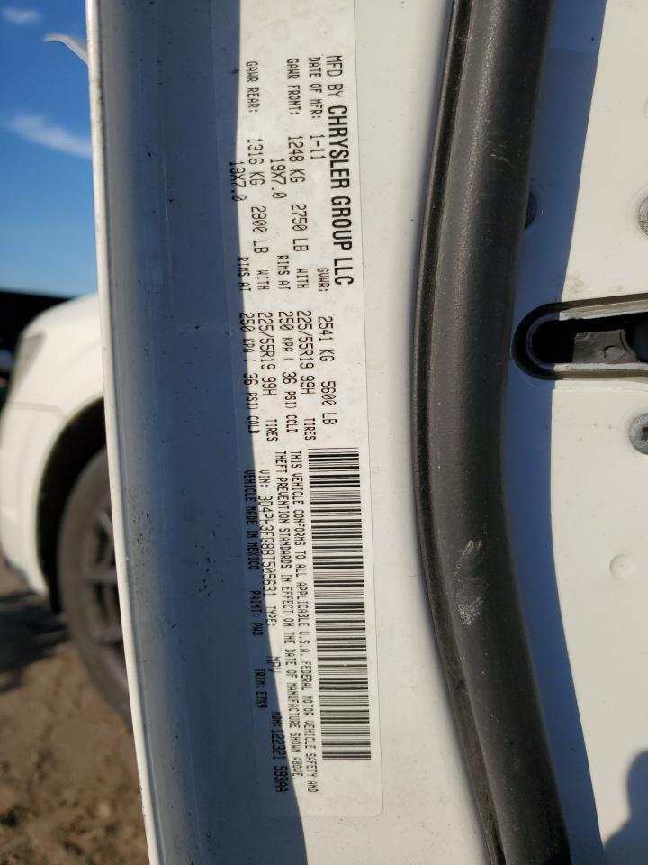 2011 Dodge Journey VIN 3D4PH3FG8BT505631 Copart auction photo, undercarriage / front end damage thumbnail 13
