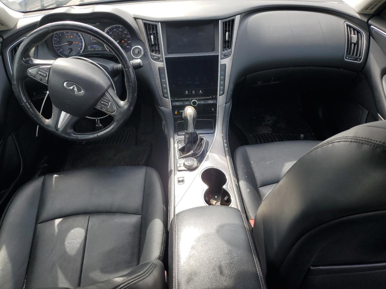 2015 Infiniti Q50 VIN JN1BV7AR8FM408122 Copart auction photo, side damage thumbnail 8